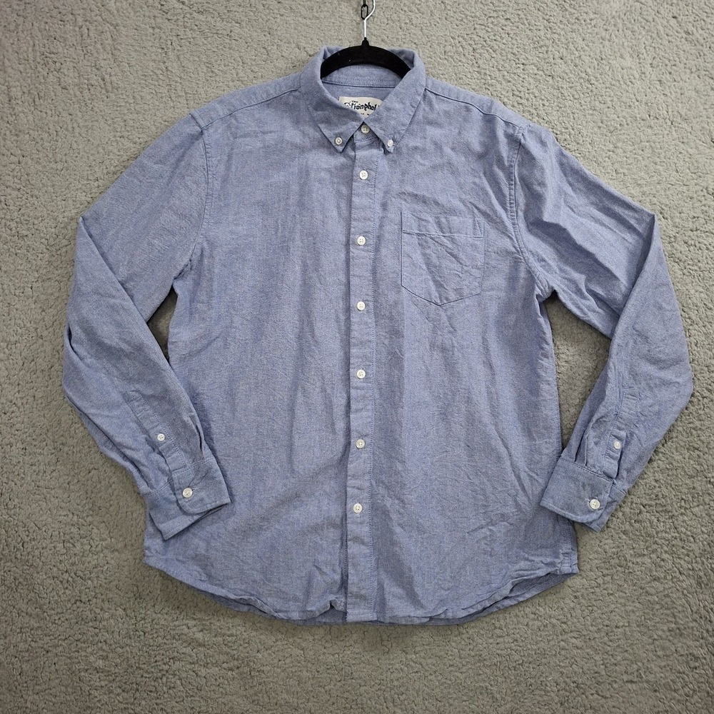Stronghold Shirt Large Blue Chambray Oxford Regular Fit Button Up Casual Office‎